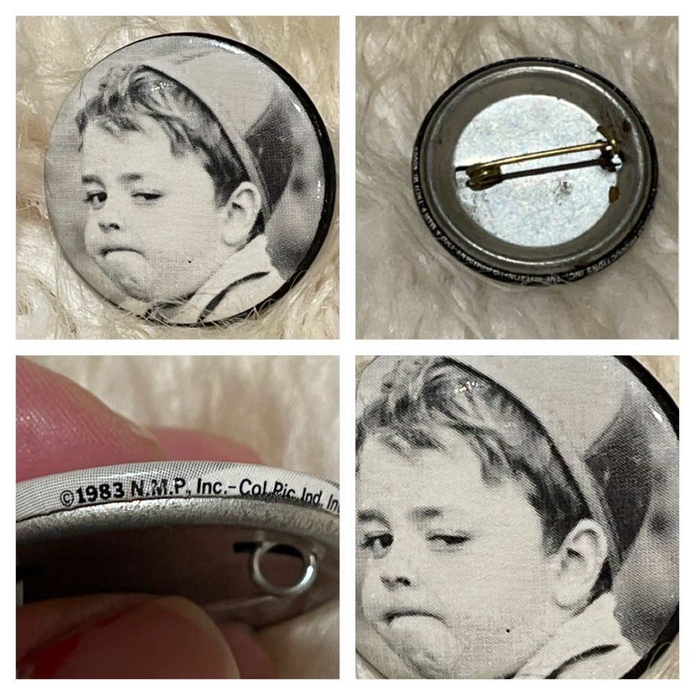Vintage 1983 King World Productions Inc. ‘Spanky’ Button Pin